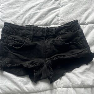 American Eagle Outfitters Black Jean Shorts